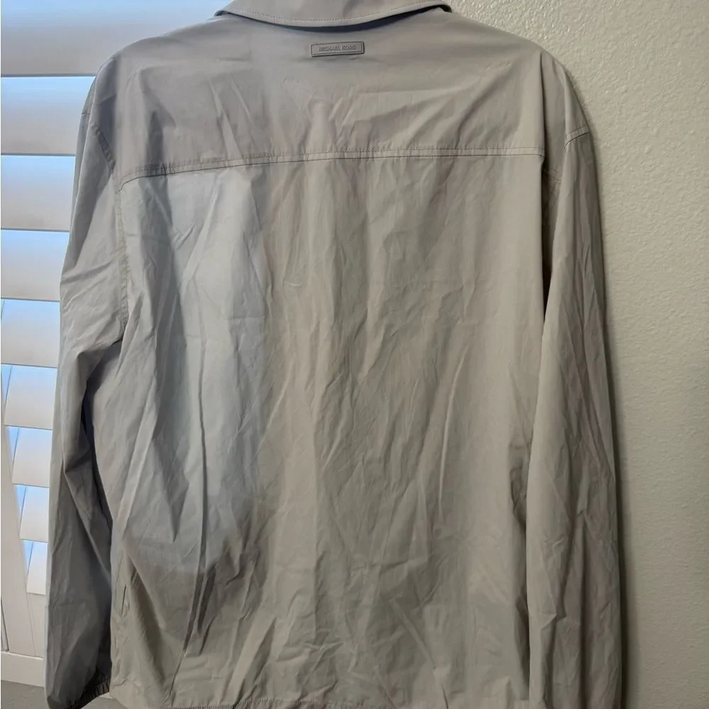 Brand new no tags Michael Kors Light Gray Men's Shirt Jacket